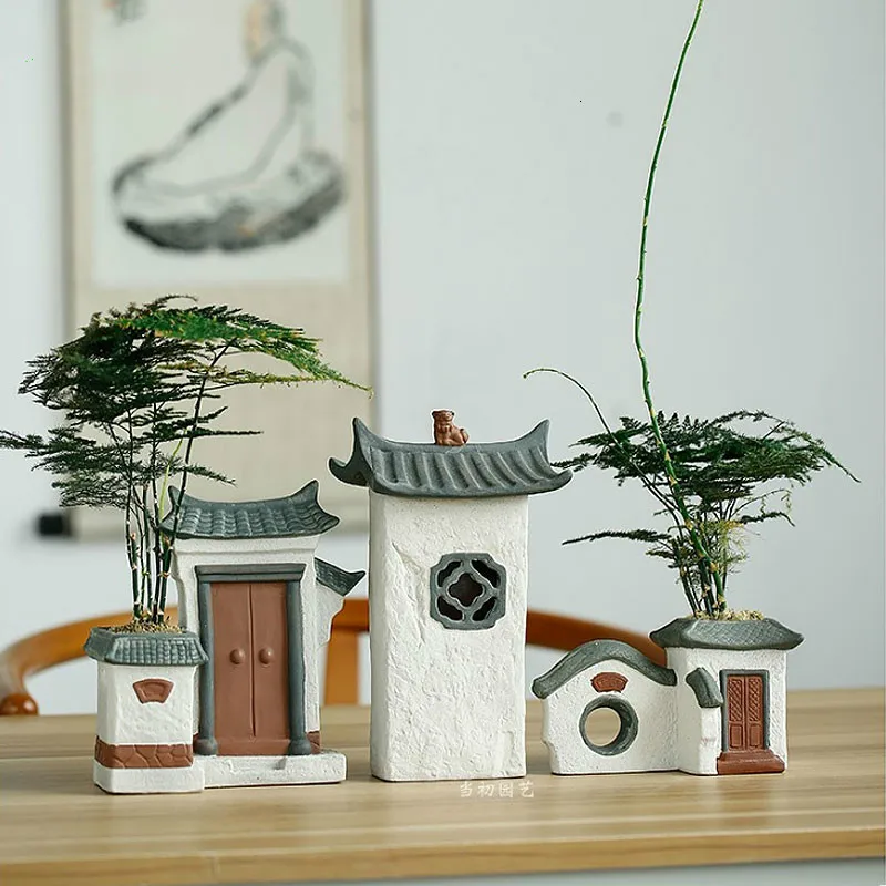 Садовые украшения суккуленты керамические горшечные Садоводство гостиная дом