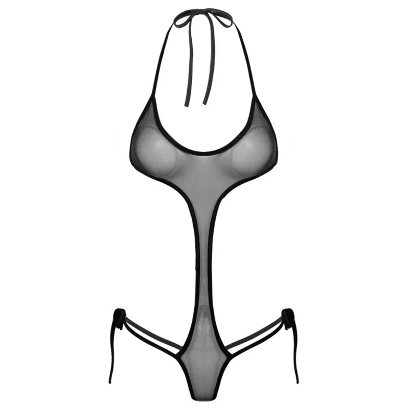 Новинка микро бикини купальник женский цельный сексуальный сплошной цвет