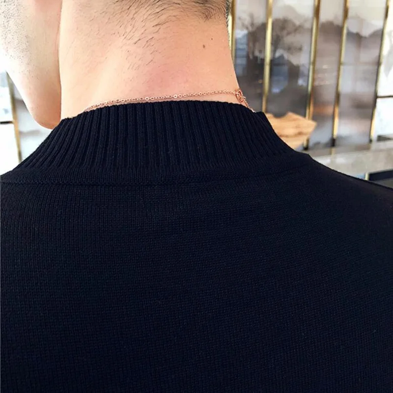 2019 премиум бренд Модные мужские летние тонкие повседневные трикотажные