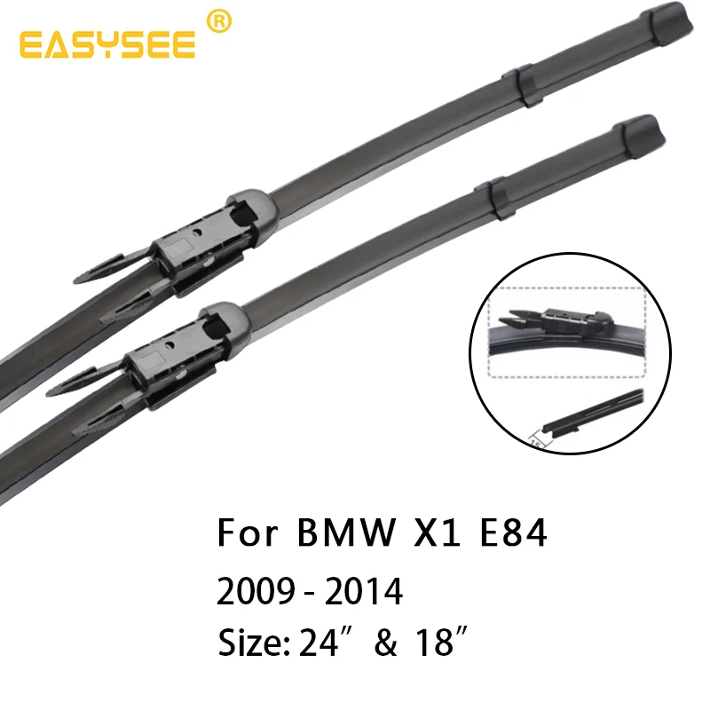 Щетки стеклоочистителя для BMW X1 E84 F48 Fit Pinch Tab/Нажимные кнопки 2009 2010 2011 2012 2013 2014 2015 2016