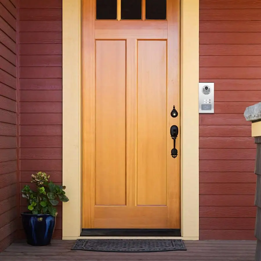 ЖК монитор домофон камера видеодомофон дверной звонок 2 единицы 110 240 В