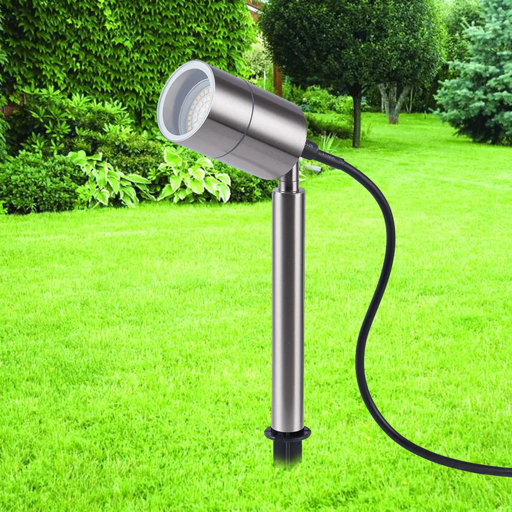 

led lawn light GU10 Refletor flood Light 220v Floodlight Waterproof Outdoor Lighting Factory Price spot lighting IP65 outdoor