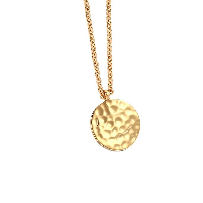 

TOSAKO New Necklace Gold Color Round Zircon Thin Women Sweater Chain Wedding Engagent