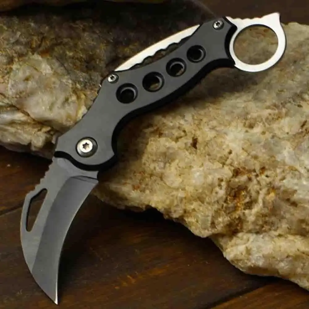 На открытом воздухе Karambit Ножи охотничьи ножи выживания тактический Klauw Zelfverdediging