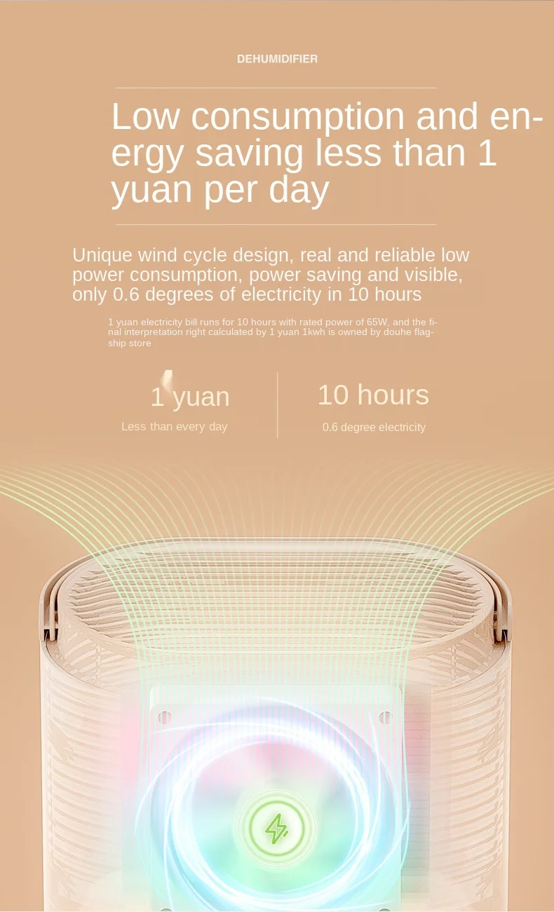 

zq Dehumidifier Household Dehumidifier Small Dehumidifier Dryer Bedroom Mini Dehumidifier