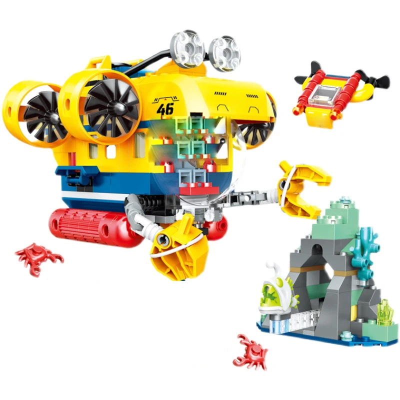 Новинка 2021 основа для изучения города и океана строительные блоки детские