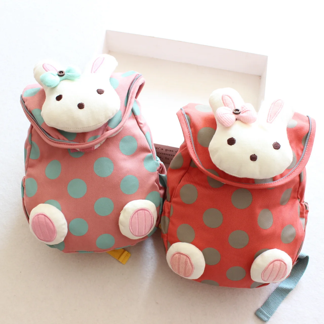 Детский хлопковый рюкзак с рисунком кролика сумка для защиты от потери | Багаж и