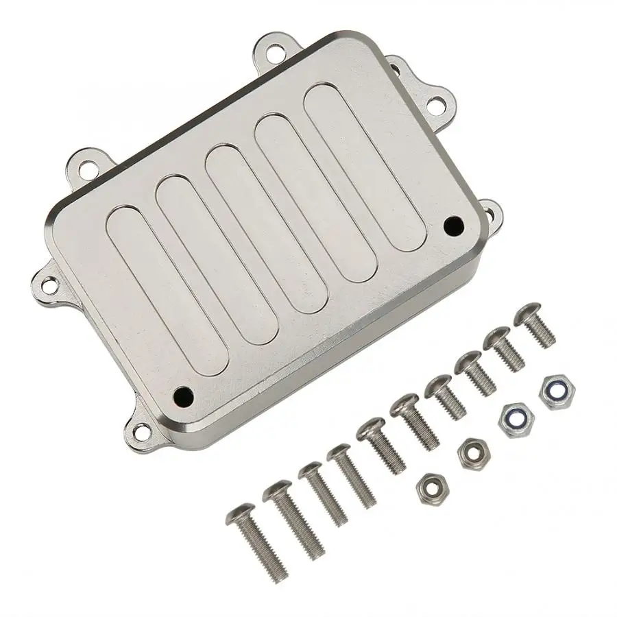 Металлический приемник ESC коробка с винтом обновления запасные части для SCX10/D90/D110 1/10 RC Гусеничный