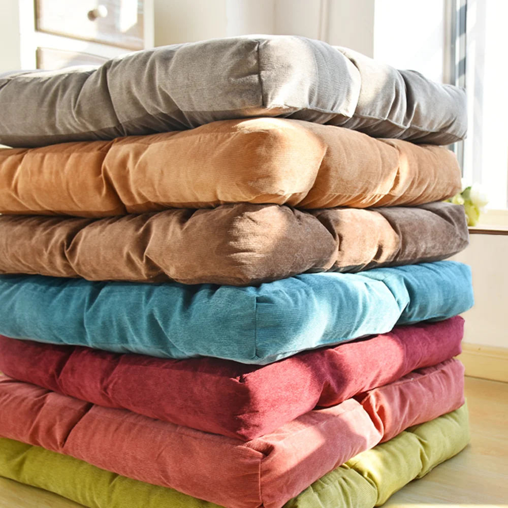 Большая Вельветовая Подушка для стула утолщенная противоскользящая хлопковая