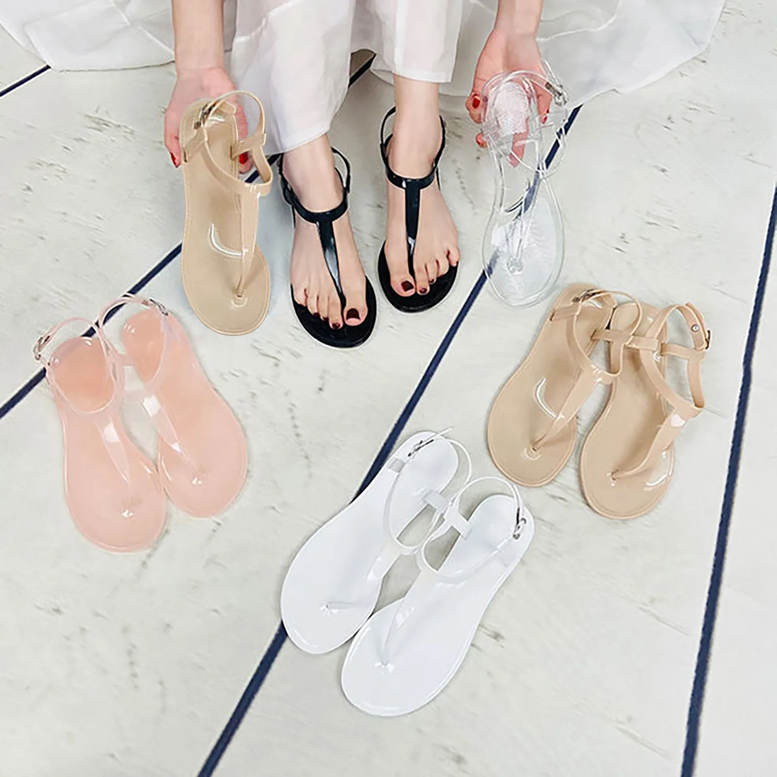 Женские сандалии 2021 лидер продаж модная летняя обувь стразы женские с клипсой