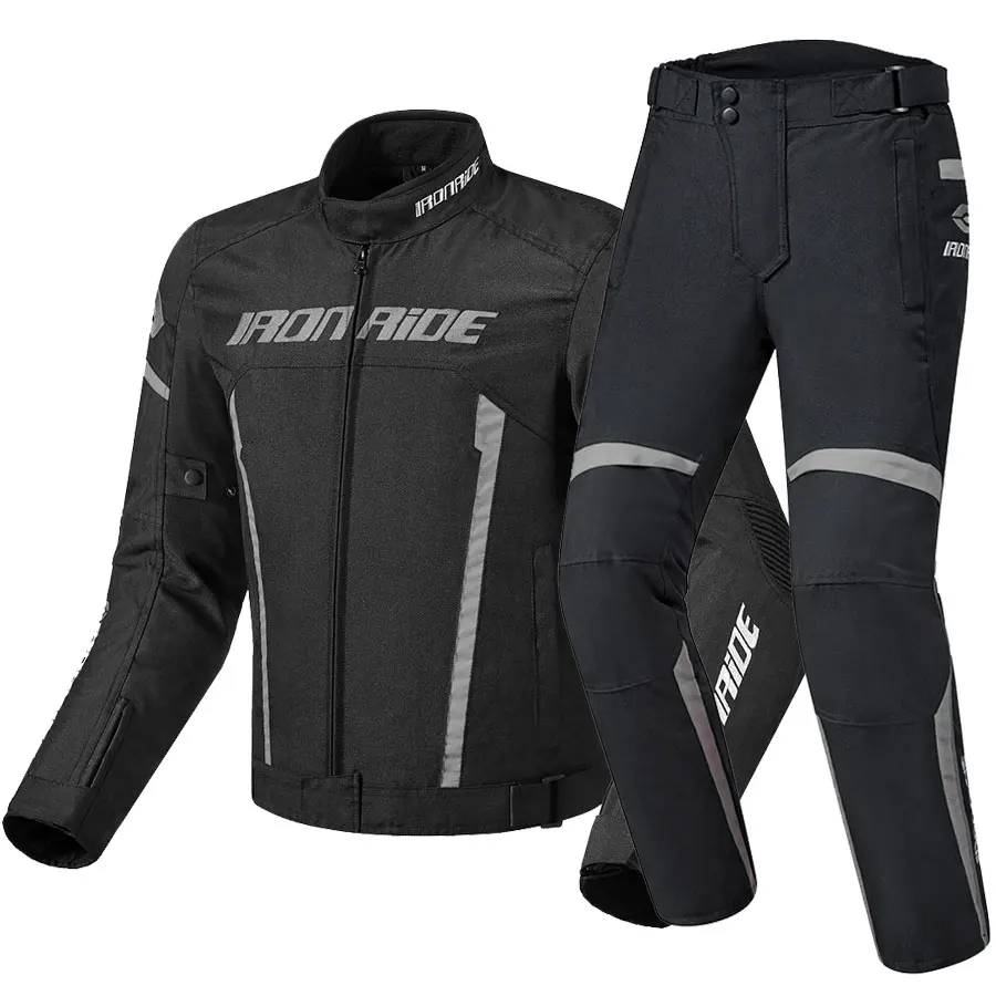 HEROBIKER Motorcycle Jacket Pants Suit Cold-proof Waterproof Winter Men Motorbike Riding Jacket Protective Gear Armor Clothing