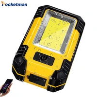 powerful y36 led work light with magnet cob strong light auto repair light maintenance light flashlight mobile power pack