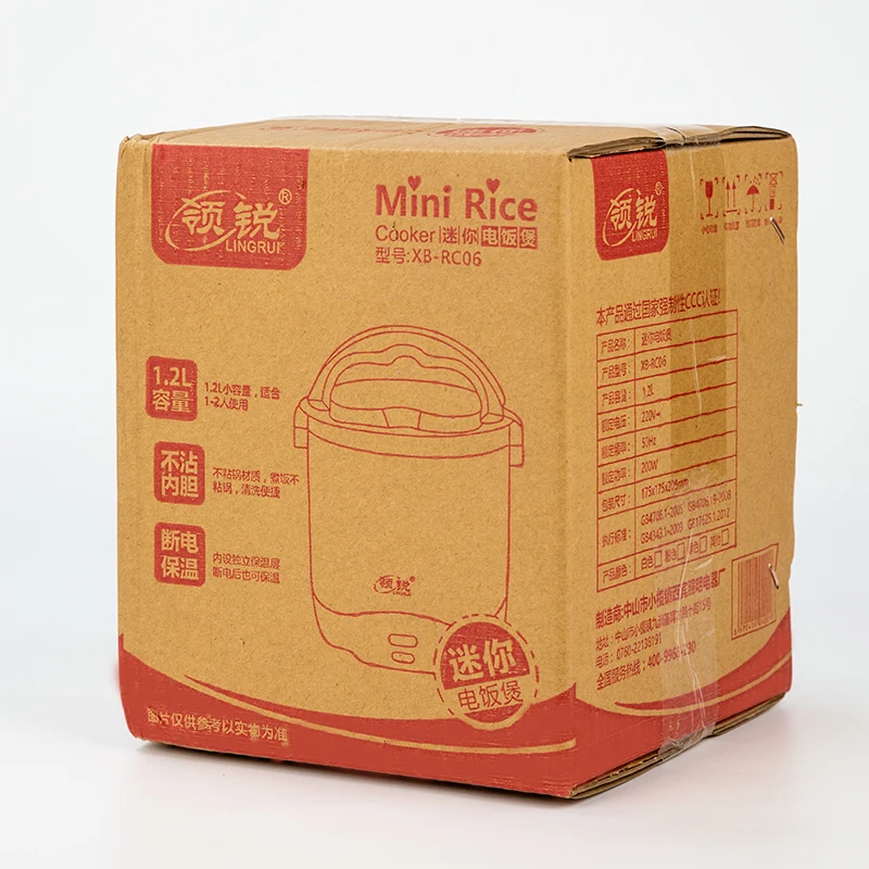 Термоэлектрическая мини рисоварка с антипригарным вкладышем для еды устройство