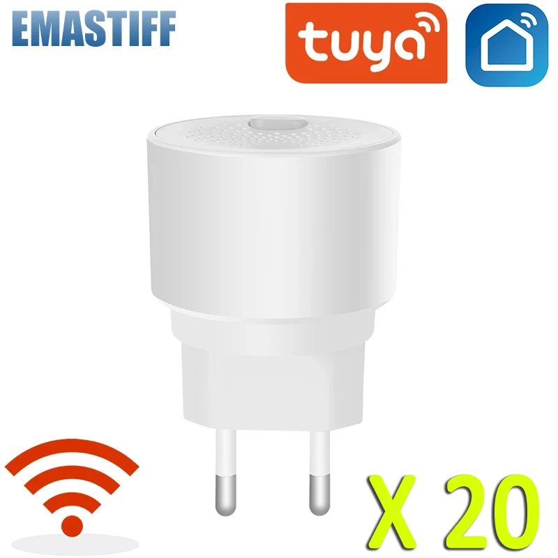 

Tuya WiFi GAS LPG Leak Sensor alarm Fire Security detector APP Control Safety smart home Leakage sensor support AC 85V-250V