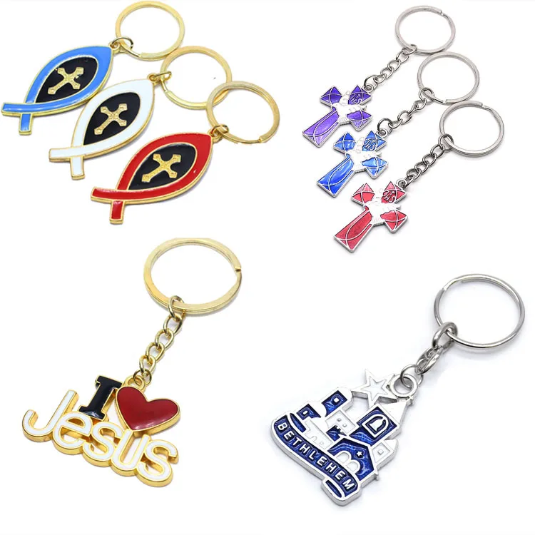 Кристиан Рыбы в форме Креста мира брелок голубь с надписью I Love Иисуса Израиль