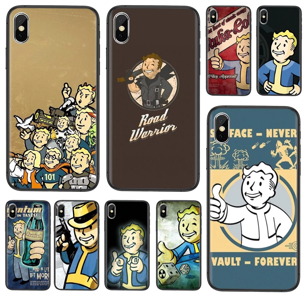 Черный чехол с изображением острова для студийной игры Fallout Black Etui Art Shell Pretty Prime для Galaxy S30 S21 S20 Fe S10 S10E S9 S8 S7 S6 Edge Lite Plus