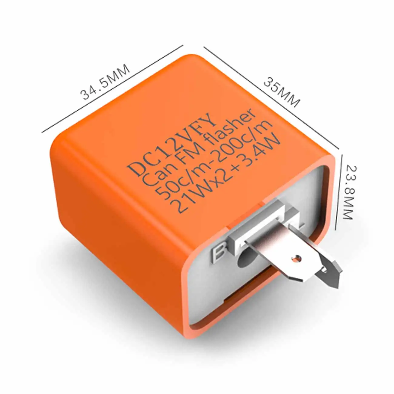 Светодиодный поворотник для мотоцикла реле с регулируемой скоростью 2 контакта 12