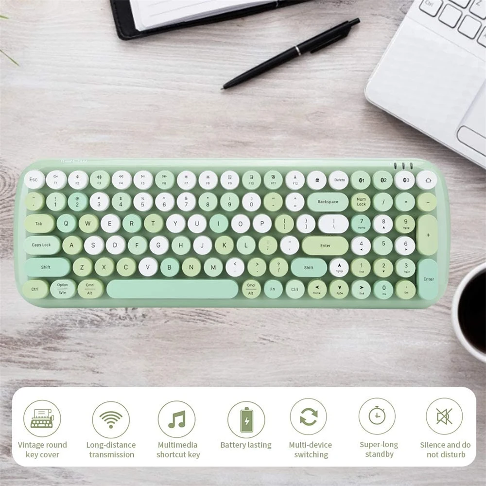 Стандартная клавиатура с несколькими устройствами для Bluetooth-совместимая