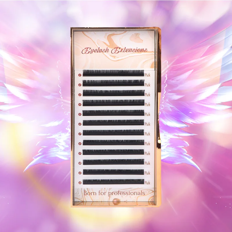 0 07 мм Синтетические русские объемные наращивание ресниц/шипы пушистые