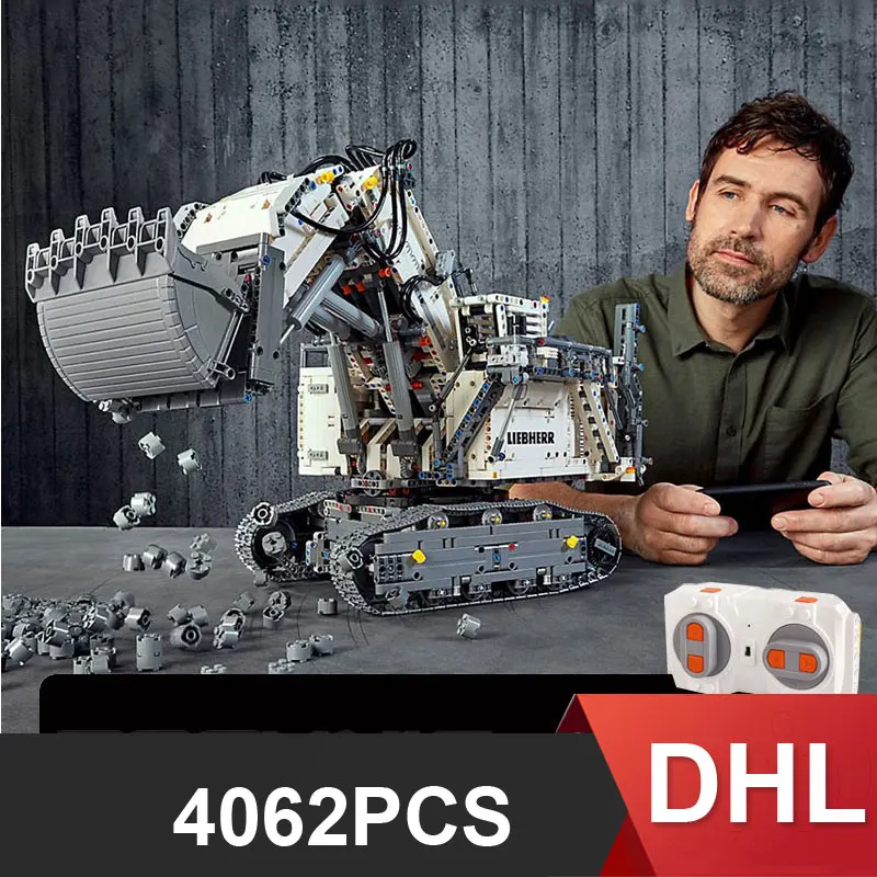 

Mould King 13130 Compatible Technical series 4062pcs Bricks Liebherrs Excavator Motor Power Car Model Kit Building Blocks TOYS