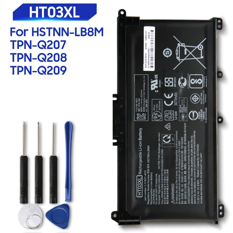 Оригинальная сменная батарея HT03XL для HP 15 14 дюймов фотосессия 15-CS2014TX 15-CS2015TX 14-cd0062TX |