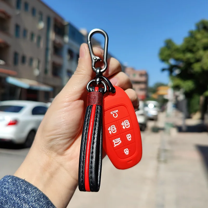 Автомобильные товары защитный чехол-брелок для ключа чехол Hyundai Sonata Tucson Santa Fe Hybrid