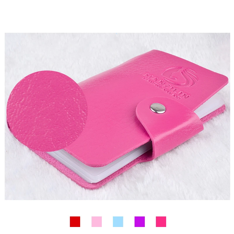 

24 Slots Nail Art Stamp Plate Stamping Plates Holder Storage Bag Cases Stamp Bag Organizer