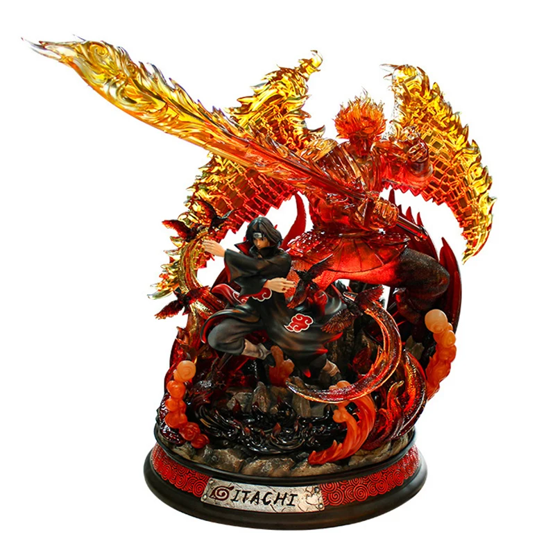 Экшн-фигурка Наруто Шипуден GK Uchiha Itachi Susanoo модель оверсайз 14 дюймов из