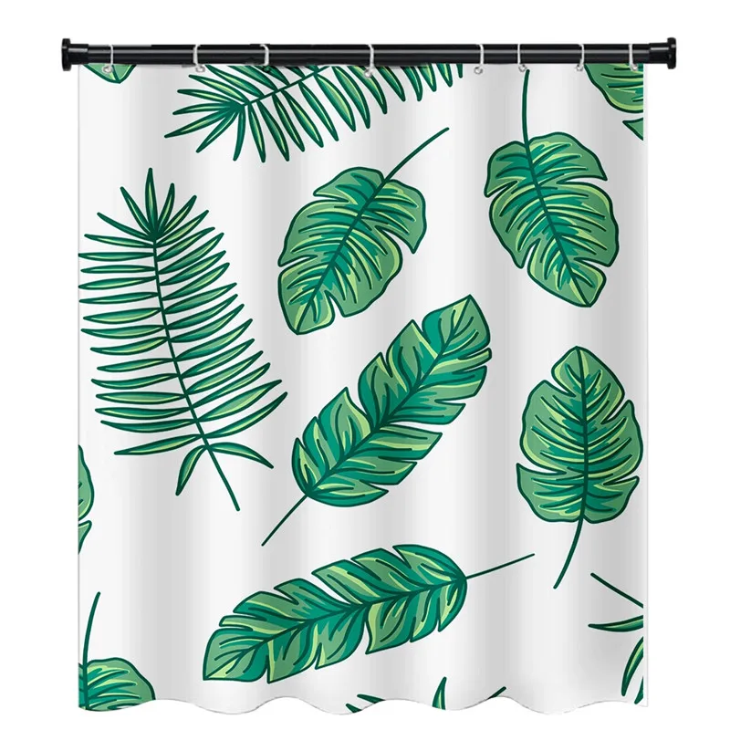 

Imixlot Waterproof Polyester Shower Curtains High Quality Bathroom Curtain Flowers Printing Bathtub Screen Home Decor
