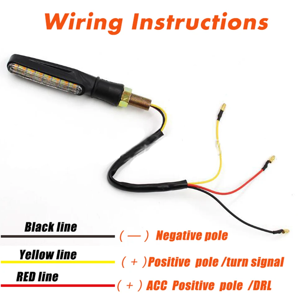 2X Универсальный 12 SMD чипов светодиодный указатель поворота мотоциклетный