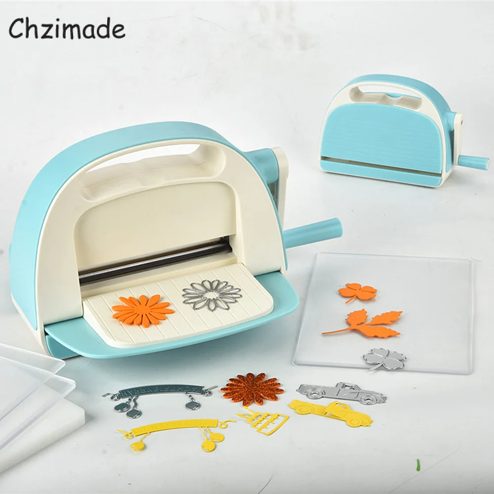 

Chzimade Mini Die Cutting Embossing Machine Scrapbooking Cutter Piece Die Cut Paper Cutter Die-Cut Machine Diy Handmade Crafts