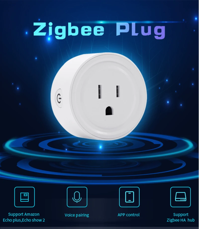 Мини разъем EWelink ZigBee Стандартный 10 А США для Alexa Samsung SmartThings поддержка Echo Голосовое
