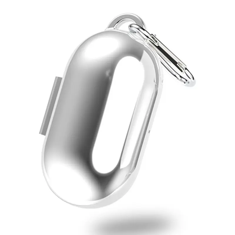 ТПУ покрытие защитный чехол полное покрытие для samsung Galaxy Buds аксессуары - Цвет: Серебристый