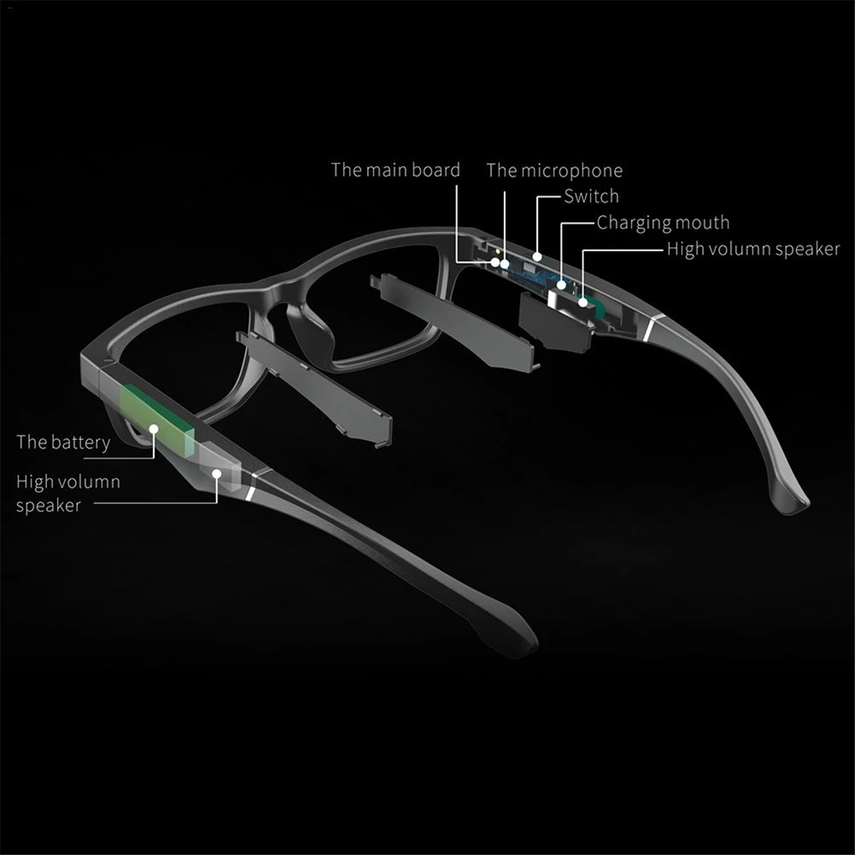 K1 поляризованные солнцезащитные очки bluetooth Гарнитура костной проводимости умные сенсорные умные очки Спортивные Беспроводные наушники и микрофон