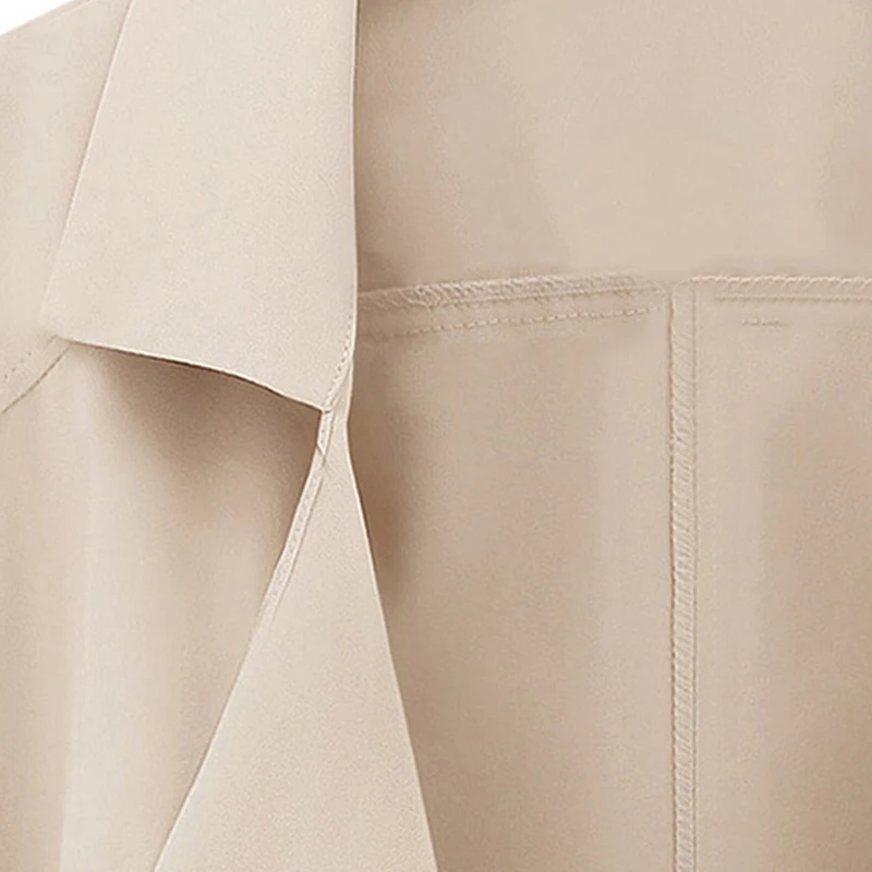 Женская ветровка повседневное однотонное пальто женская верхняя одежда длинное