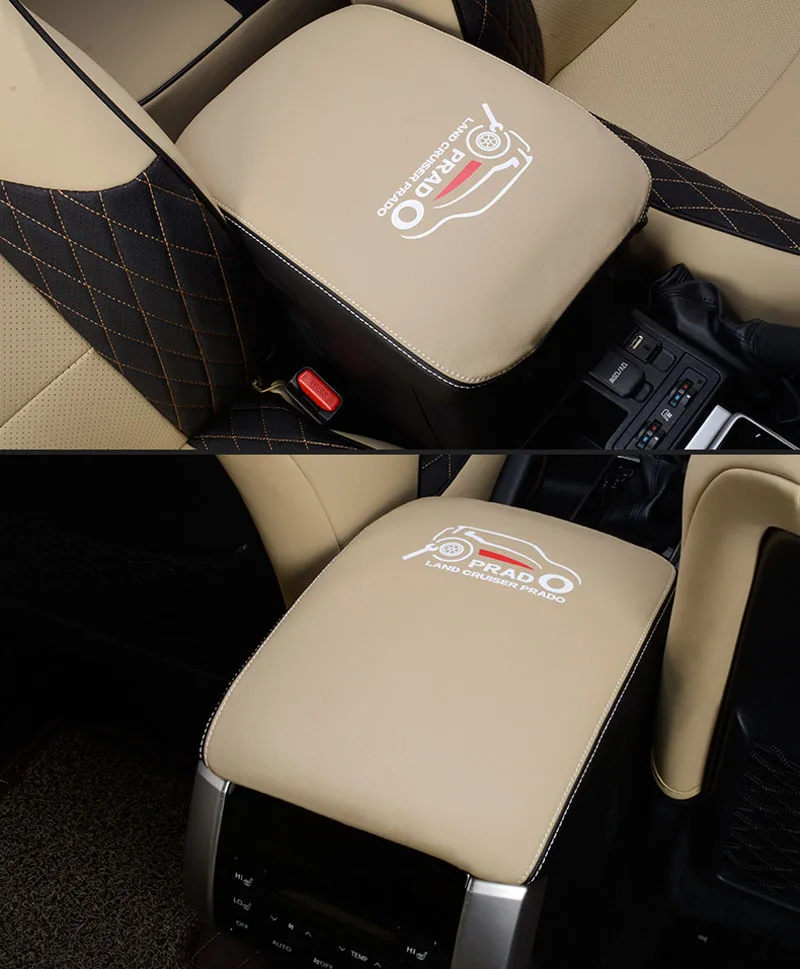 PVC Armrest Storage Box Cover Glove For Prado 2010-2020 | Автомобили и мотоциклы