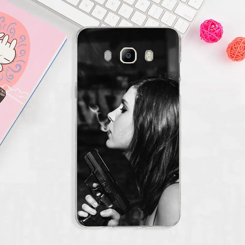 Soft Phone Case for Samsung Galaxy Note 2 3 4 5 8 9 10 A10 A20 A30 A40 A50 A60 A70 A80 A90 Kinds Keep Calm Girl Smoke Weed |