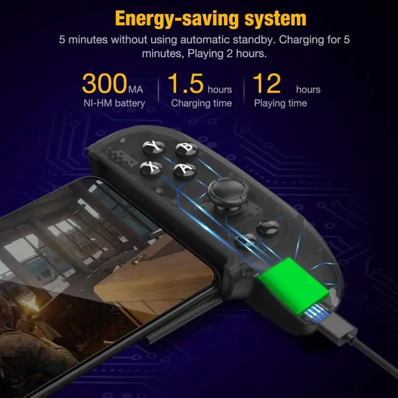 Беспроводной Bluetooth-геймпад мобильный игровой контроллер для Huawei Xiaomi IPhone Android