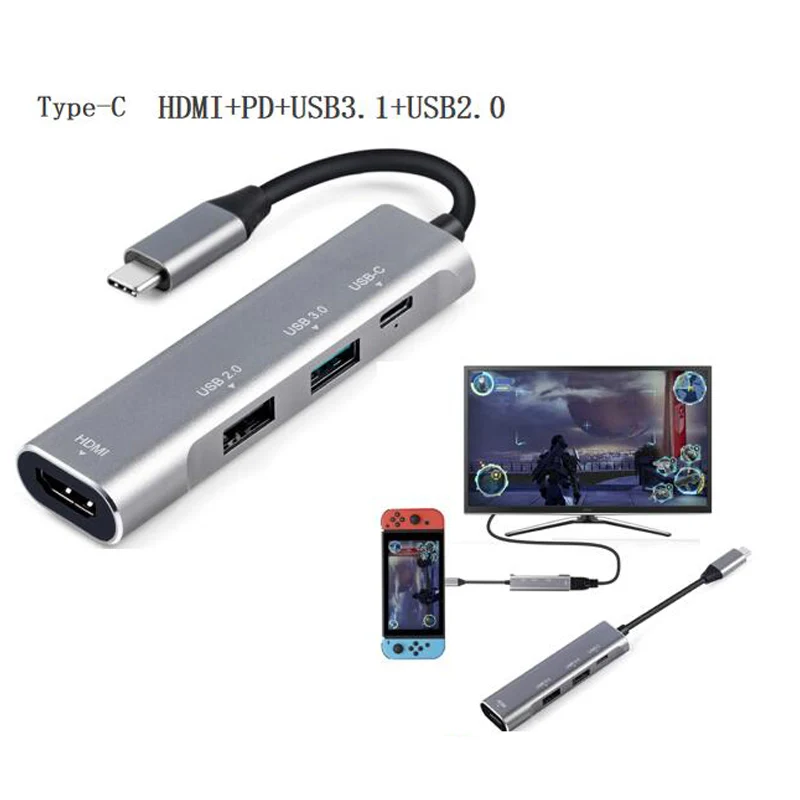 ALLDOCUBE концентратор USB Type C к HDMI 4K 3 1 2 0| |