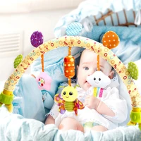 baby stroller arch toy crib accessory rattle plush cot mobile pram activity bar toys for newborns 0 12 months bed bell soft toys