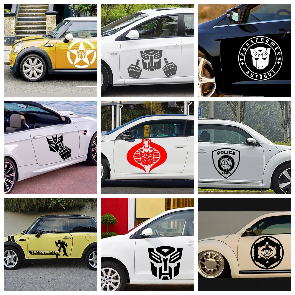 

Cool Design Super hero Stickers On The Car Cover Waterproof Scratch Sticker Accessories
