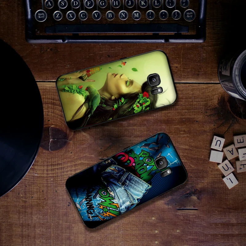 Марокканский арт Девушка Мягкий силиконовый чехол для телефона samsung S6 S7 Edge S8 S9 S10