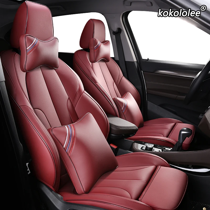 

Kokololee Custom Leather Car Seat Covers For BMW 3/4 Series E46 E90 E91 E92 E93 F30 F31 F34 F35 G20 G21 F32 F33 F36