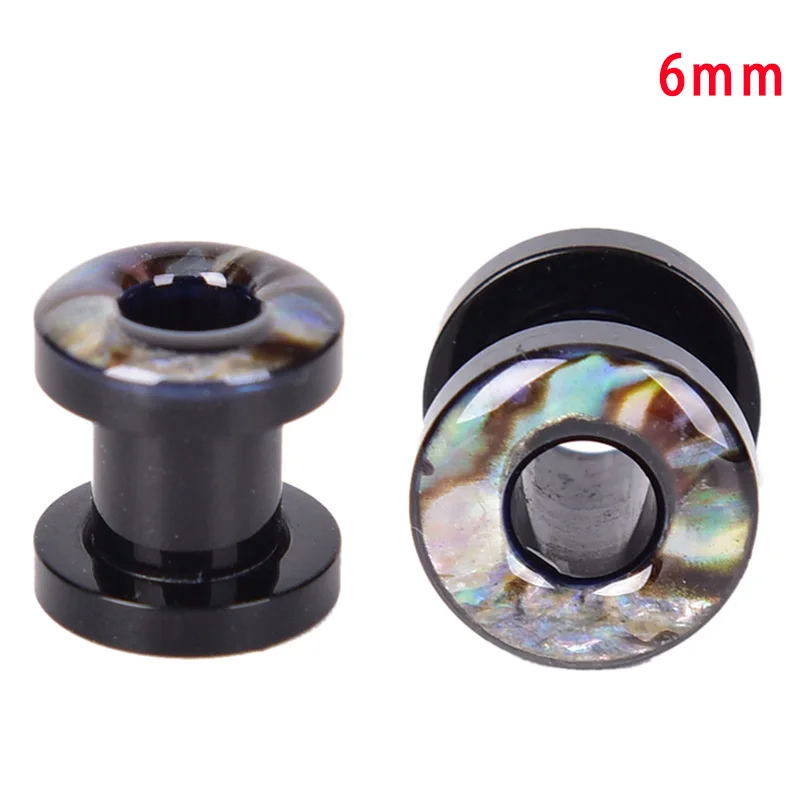 1 шт Новые тоннели пробки для уха двойные серьги ювелирные изделия | Украшения и