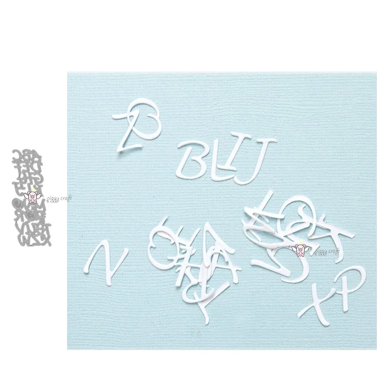 

New English alphabet letter metal Cutting Dies Stencils DIY Scrapbooking Paper/photo Cards Embossing Dies