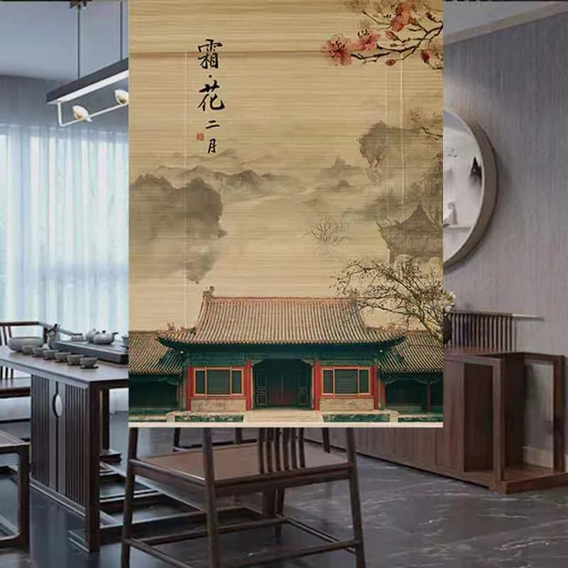 Бамбуковые жалюзи в китайском стиле |