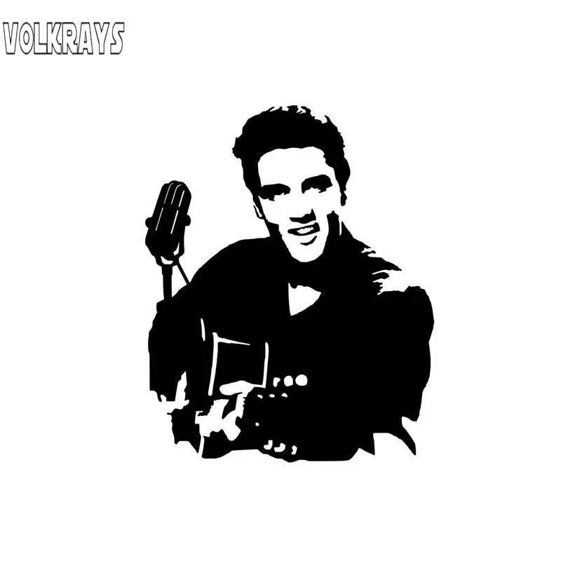 Веселая Автомобильная наклейка Volkrays аксессуары для актера Elvis Presley