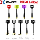 Антенна Foxeer Lollipop Micro Lollipop Omni 5,8G 2.5dBi RHCP MMCX прямоугольная прямая RHCP UFL Super Mini для радиоуправляемого FPV-дрона