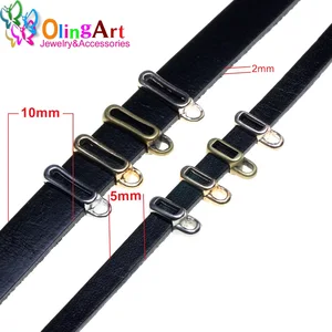 12 шт 10 мм3 мм KC золоторозовое золотобронзародийподвеска зажим застежка для изготовления ювелирных изделий соединитель DIY кожаный шнур браслет