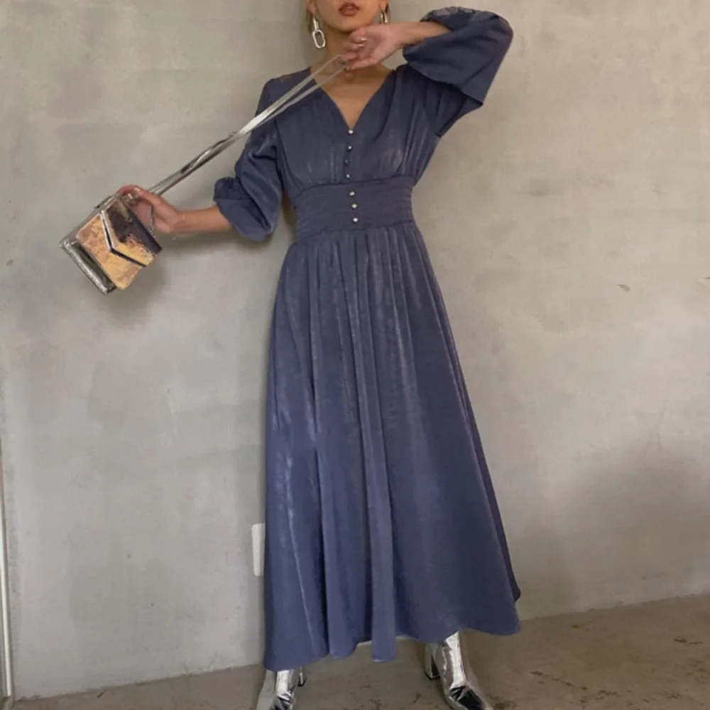 Корейское женское платье трапеция весна 2020 кружевное лоскутное повседневное